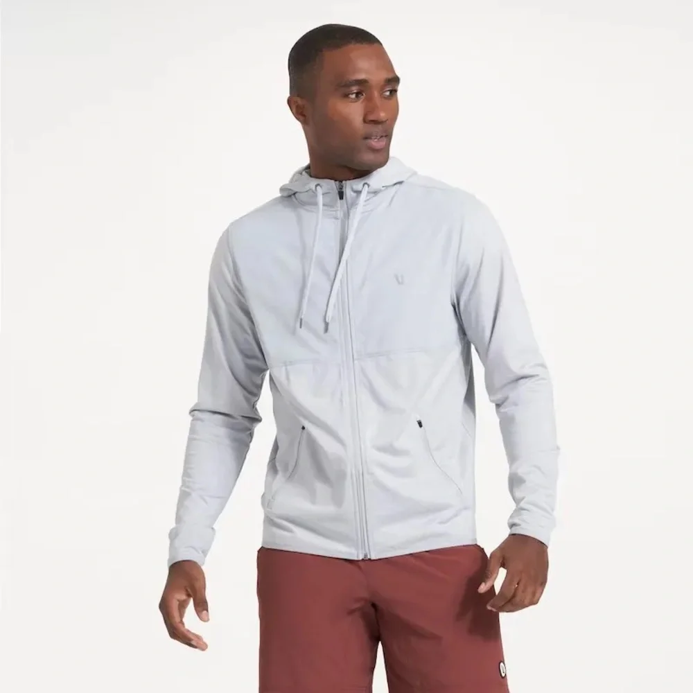 NWT VUORI MEN'S SUNDAY ELEMENT JACKET PLATINUM‎ HEATHER